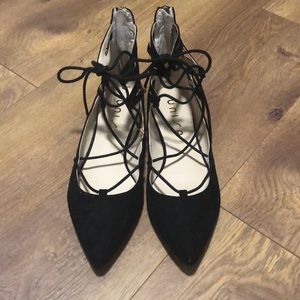 Black Unisa Flats